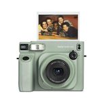 instax WIDE 400 instant camera, Automatic exposure and flash control, WIDE picture format, tripod socket, Green, Film sold separately