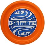 SkimBe Disc Ultimate Water Toy for Spring and Summer Fun - Skips, Skims, Slides, & Jumps! Perfect for Water, Beach, Pools, & Gardens- Thrilling Entertainment for Kids, Adults, & Families! (Orange)