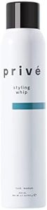 Prive Styling Whip Styling & Volumizing Mousse Incredible Body, Movement, Volume and Shine for Fine and Medium Hair, Curly Hair Mousse (6.7 oz)