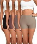 Culture Flossy® Boyshort Panties Women's Soft Underwear Briefs Invisible Hipster 4 Pack Seamless Boxer Brief Panties (L Assorted Color