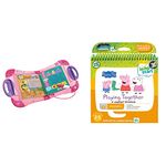 LeapFrog LeapStart Electronic Book, Educational and Interactive Playbook Toy for Toddler and Pre School Kids 2, 3, 4, 5, 6, 7 Year Olds, Pink & Leapstart Nursery: Peppa Pig Story Book (3D Enhanced)