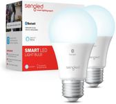 Sengled Smart Light Bulb, Bluetooth Mesh Smart Bulb That Works with Alexa Only, Dimmable LED Blub, 800LM, Day White 5000K, 8.7W (60W Equivalent), 2 Pack – A Certified for Humans Device