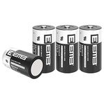 3. 6 Volts D size Lithium Battery - ER34615 - Industrial Standards (19 000 mAh - Not Rechargeable - 4 Pieces) - EEMB