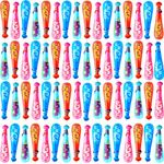 Sonarun 64 Pack 20 Inch Inflatable Baseball Bats Blow Up Baseball Bat Baseball Bat Toy Inflates for Carnival Birthday Swimming Pool Baseball Party Favors