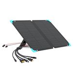 Renogy Portable Solar Panel 80W 12V, Foldable Charger for Power Station Generator Camping RV Off Grid Trailer of 23.5% Efficiency with Ip67 Waterproof Etfe Lamination Adjustable Kickstand