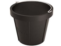 Bon 84-904 12-Quart Heavy Duty Molded Rubber Pail Without Lip