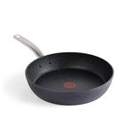 T-fal StoneShield 10"/ 26cm Frypan, Non-Stick, Anti-Warp, Rock Texture, Dishwasher & Oven Safe, Easy to Clean