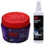 3M Plastic Ia260165237 Perfect-It 1-Step Finish Compound (100 G) & All-in-One Shiner (250 Ml) Black