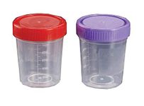 AANIJ® Urine Container sterile Individual packing, Polypropylene made- Pack of 100 Pcs. (60ml)