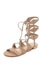 SCHUTZ Women's Erlina Gladiator Sandal, Neutral, 6 M US