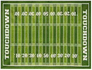 Football Field Edible Cake Topper-1/4 Sheet