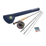 Redington Coastal Coldwater Fly Fishing Field Kit, 9' Medium-Fast Action Rod and Behemoth Reel, Striped Bass Fly Line, Carrying Case