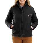 Carhartt Women's Size OJ141 Shrpa Lind HDD Jacket, Black, 2X Plus