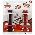 Nylabone Extreme Power Chew Basted Blast Dual Flavoured Dog Chew Toys Small/Regular - for dogs up to 11kg (2 Count)