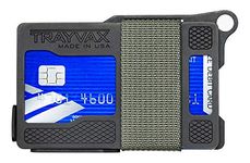 Trayvax Armored Summit Wallet, Stone Grey, One size, Rfid Wallet