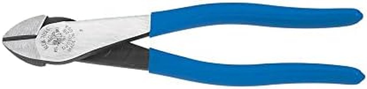 Klein Tools D2000-28 Pliers, Made in USA, Diagonal Cutting Pliers with Angled Head are Heavy-Duty to Cut ACSR, Screws, Nails, Most Hardened Wire, 8-Inch