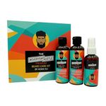 #EverydayHustle Premium Beard Care Kit for Men - With Shampoo, Conditioner & Spray Beard Oil - The Ultimate Beard Kit for Beard Moisture, Softening, Detangling, Grooming - 3-in-1 Pack