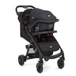 Joie muze lx Travel System, Includes juva Infant Carrier, SoftTouch 5-Point Harness, Lie-Flat Recline, UPF 50+ Canopy, All-Wheel Suspension, One Hand Fold Stroller, Usage from 0+ to 3 Years (15kg).