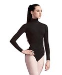 Black Leotard For Women Turtleneck