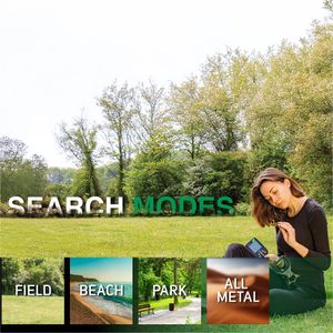 Nokta Simplex Lite Metal Detector – 9.5" Waterproof DD Coil, Underwater & Beach Modes