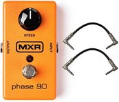 New Dunlop MXR M101 Phase 90 Phaser Effects Pedal Bundle with 6" Patch Cables