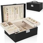 AKOZLIN Travel Jewelry Box Organize