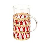 Creative Co-Op Glass Pitcher with W