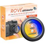 ROVE Ultimate CPL Filter, Anti-Glare Circular Polariser Lens for ROVE R2-4K and R2-4K PRO Dash Cam Models