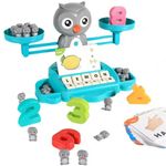 PICKNIES Owl Balance Counting Toy | Fun and Counting Game for Kids | Promotes Coordination and Counting Skills | Ideal Gift for Age 3 and Up (OWl - Upgraded)