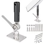 GODPEE Antenna Mount for Starlink Satellite Dish V2 Standard Actuated Antenna -[Seamlessly Fit Solid Pipe Adapter + Stainless Steel Antennae Base] Mounting Kit - for Marine Automotive