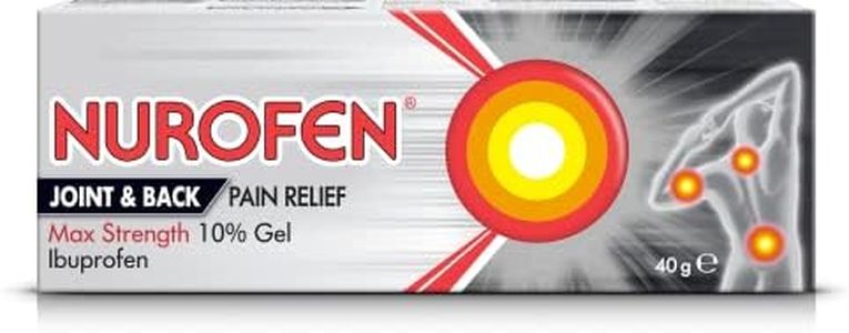 Nurofen Joint & Back Pain Relief Max Strength 10% Gel Ibuprofen, 40g