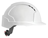 JSP - EVOLite Lightweight ABS Safety Helmet Wheel Ratchet Vented White (AJB170-000-100)