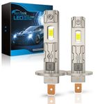 Sycreek H1 LED Car Bulb 30000LM 80W, 6500K CSP LED, 9-32V, Plug & Play, High Brightness Replacement for Halogen Headlights
