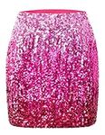 MANER Women's Sequin Skirt Sparkle 