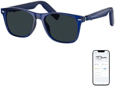 GetD Bluetooth Sunglasses for Men/Women, AI Translator, 11H Battery Life, Polarized Lens, UV Protection, Voice Control, Built-in Mic & Speakers, Smart Eyewear for Gaming Meeting Travel