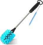 Alices Bottle Cleaning Brush,Bottle Brush ,15'' Long Handle Water Bottles Cleaner for Baby Bottles,for Bottles, Sports Bottle, Vase, Glassware, and Smaller Diameter Openings, blue, 38*5.5cm