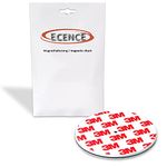 ECENCE Magnetic Smoke Detector Installation Tool 1pcs Magnetic Adhesive Pads with Hole and 3M Glue for Smoke Alarms Ø 70mm, No Drilling Or Screws, Quick and Easy Fastening