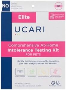 UCARI Pet Sensitivity Test | Screens for 1000+ Intolerances | Food & Environment Analysis | Painless Home Test Hair Sample Method | Results in 48 Hours | Cats & Dogs