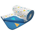 Story@Home Comforter Double Bed |100% Cotton Blanket |150GSM, 225 X 240cm | AC Comforter Double Bed | Blue Blanket, Geometric Pattern Quilt For Double bed | Duvet | Dohar | Perfect for Festive Gifting