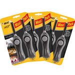 BIC 6cm extension wand Utility Lighter that lasts up to 750 lights, Black, Pack of 6