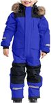 Snow Suits for Girls Boys Kids One Pieces Ski Suits Waterproof Windproof Jumpsuits Jackets Toddler Winter Snowsuit