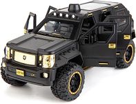 Invite Enterprise Die-Cast Zinc Alloy 1:24 Scale G-Potton Big Daddy Pull Back SUV with Blinking Lights, Car for kids【Pack of 1】【Colors as Per Stock】