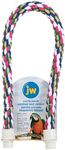 JW Pet Comfy Perch for Birds Flexible Multi-Color Rope, Large - 36" Length