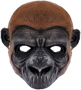 NUOBESTY Halloween Orangutan Mask Chimp Gorilla Mask Masquerade Halloween Party Costume