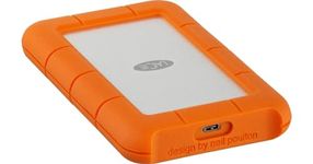 LaCie Rugged USB-C, 2TB, Portable External Hard Drive, Drop, Shock, Dust, Rain Resistant, for Mac & PC, 3 year Rescue Services (STFR2000800)