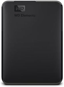 WD 3TB Elements Portable External Hard Drive, USB 3.0, Compatible with PC, Mac, PS4 & Xbox - WDBU6Y0030BBK-WESN