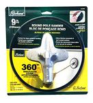 A. Richard 18395 9-Inch Non-Flip Round Pole Sander with Hook and Loop Support