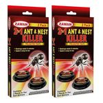 Ant Killer Bait Station Indoor & Outdoor | Ants Traps Indoor Pet Safe, Ants Killer Indoor, Ant Bait for Home Kitchen Garden | No Mess with Zawan Ant Control (4 Pack)