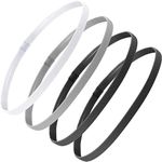 4 Pieces Elastic Sports Headbands T