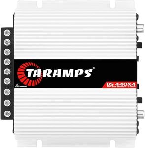 Taramps DS 440x4 2 Ohms Multichannel Amplifier 440 Watts Rms 110x4 Watts Full Range Crossover Fixed Rca/High Level Input 4 Channels Car Audio, Class D